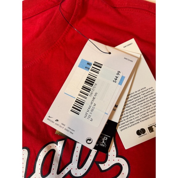 Nike MLB Washington Nationals CJ Abrams 5 T Shirt Men's Medium Red NWT - Picture 5 of 11
